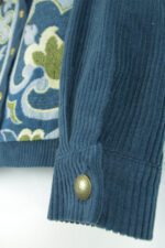 Kurtka S z żakardowej tkaniny PRL - obrazek 6