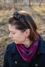 Opaska jedwabna barokowy gobelin - obrazek 6